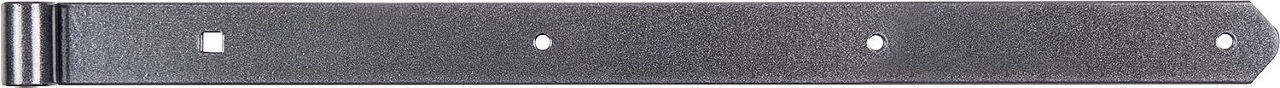 Ladenband DURAVIS® 600 ⌀ 13 mm, gerade, Abschluss abgerundet, Material: Stahl, blau verzinkt, Oberfläche: schwarz-diamant Ladenband DURAVIS® 600 ⌀ 13 mm, gerade, Abschluss abgerundet, Material: Stahl, blau verzinkt, Oberfläche: schwarz-diamant