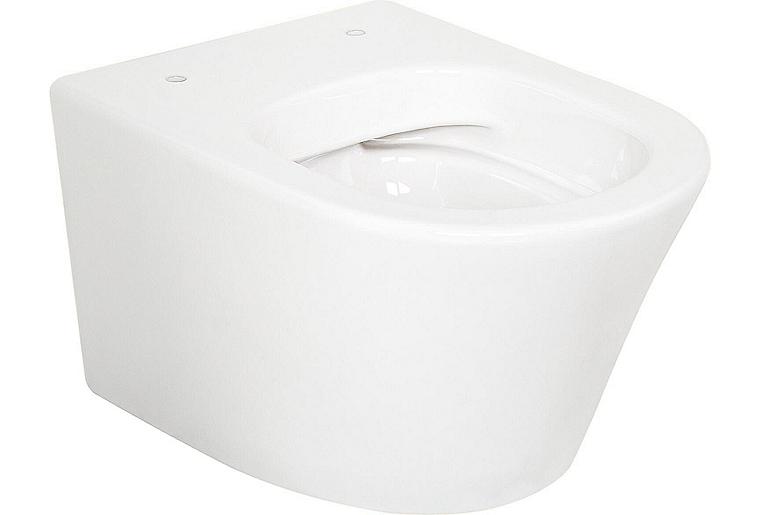 Wand-Tiefspül-WC Amur BxHxT: 360x350x530 mm Spülrandlos Keramik weiß Wand-Tiefspül-WC Amur BxHxT: 360x350x530 mm Spülrandlos Keramik weiß
