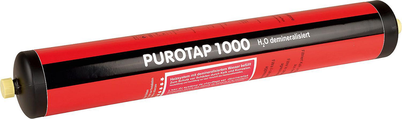 Einweg-Befüllpatrone PUROTAP 1000 highpower, Deminiralisierung Einweg-Befüllpatrone PUROTAP 1000 highpower, Deminiralisierung