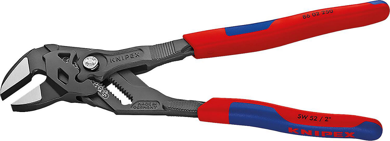 Zangenschlüssel KNIPEX brüniert L=250 mm mit Mehrkomponenten-Griff Zangenschlüssel KNIPEX brüniert L=250 mm mit Mehrkomponenten-Griff