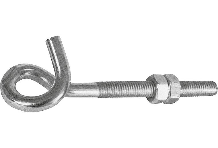 Deckenhaken Gewunden mit metrischem Gewinde und Muttern verz. 12 x 160 VPE 5 Stück Deckenhaken Gewunden mit metrischem Gewinde und Muttern verz. 12 x 160 VPE 5 Stück