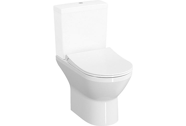 Stand-Tiefspül-WC Vitra Integra weiß, spülrandlos BxHxT: 355x400x485 mm Stand-Tiefspül-WC Vitra Integra weiß, spülrandlos BxHxT: 355x400x485 mm
