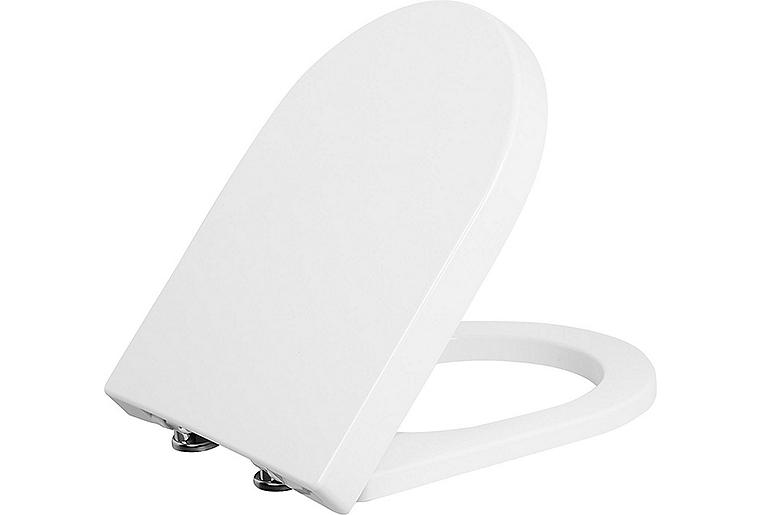 WC-Sitz Paru, weiß, Softclose, aus Duroplast,Edelstahlscharnier WC-Sitz Paru, weiß, Softclose, aus Duroplast,Edelstahlscharnier