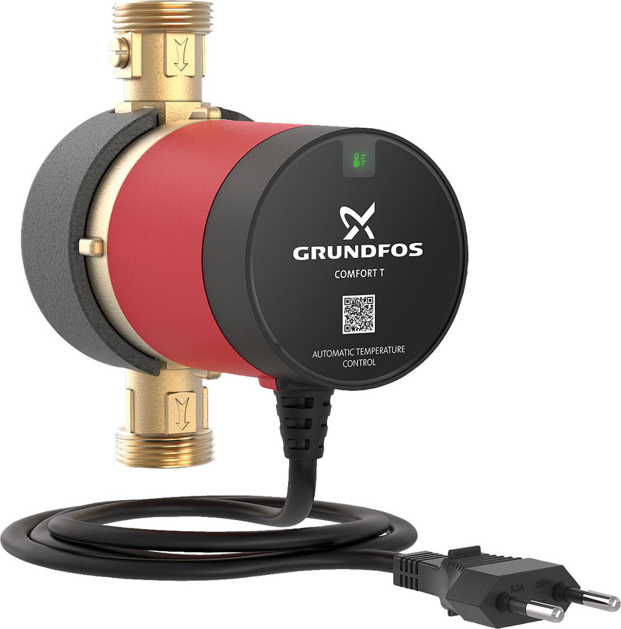 Trinkwasser-Zirkulationspumpe Grundfos Comfort 15-14 BX T, DN 25 (1"), Baulänge 140 mm Trinkwasser-Zirkulationspumpe Grundfos Comfort 15-14 BX T, DN 25 (1"), Baulänge 140 mm