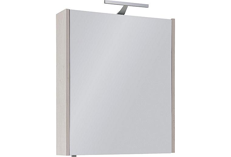 Spiegelschrank mit Beleuchtung 1 Tür Eiche hell Dekor 600x750x188 mm Spiegelschrank mit Beleuchtung 1 Tür Eiche hell Dekor 600x750x188 mm