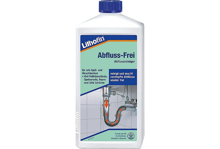 Rohrreiniger LITHOFIN Abfluss-Frei 1l Flasche Rohrreiniger LITHOFIN Abfluss-Frei 1l Flasche