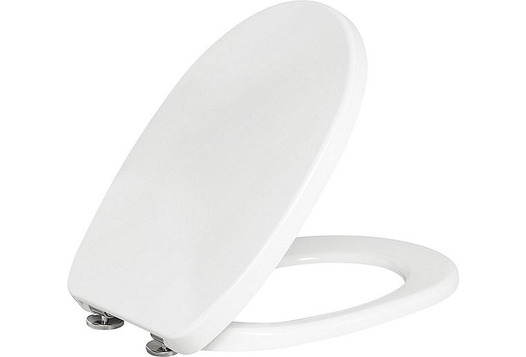 WC-Sitz Twist mit Softclose aus Duroplast weiß, mit Take-Off und Scharnier aus Edelstahl WC-Sitz Twist mit Softclose aus Duroplast weiß, mit Take-Off und Scharnier aus Edelstahl
