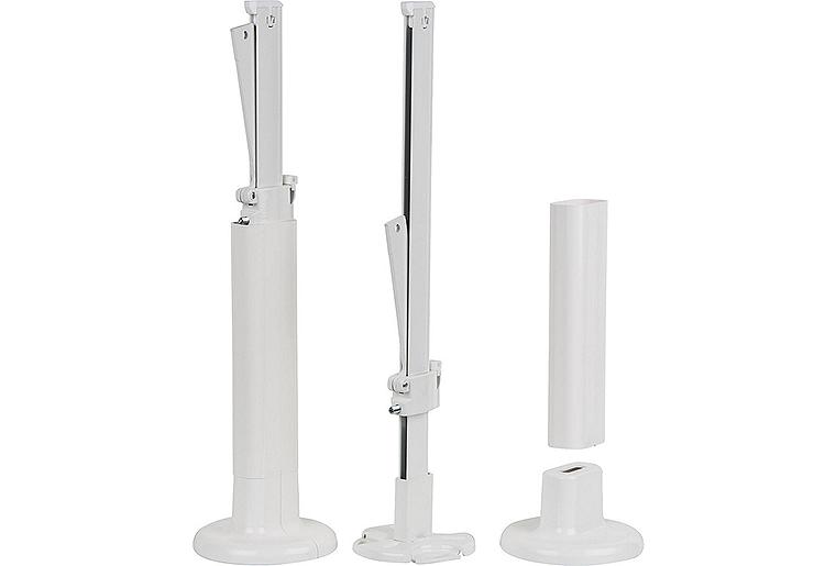Standkonsole Super Standfix bestehend aus: 2 Standkonsolen, 2 Rohrabdeckungen, 2 Fußabdeckungen Standkonsole Super Standfix bestehend aus: 2 Standkonsolen, 2 Rohrabdeckungen, 2 Fußabdeckungen