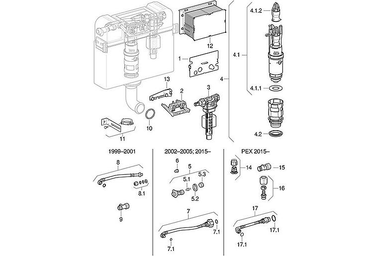 Lagerbock für UP-SPK Artline