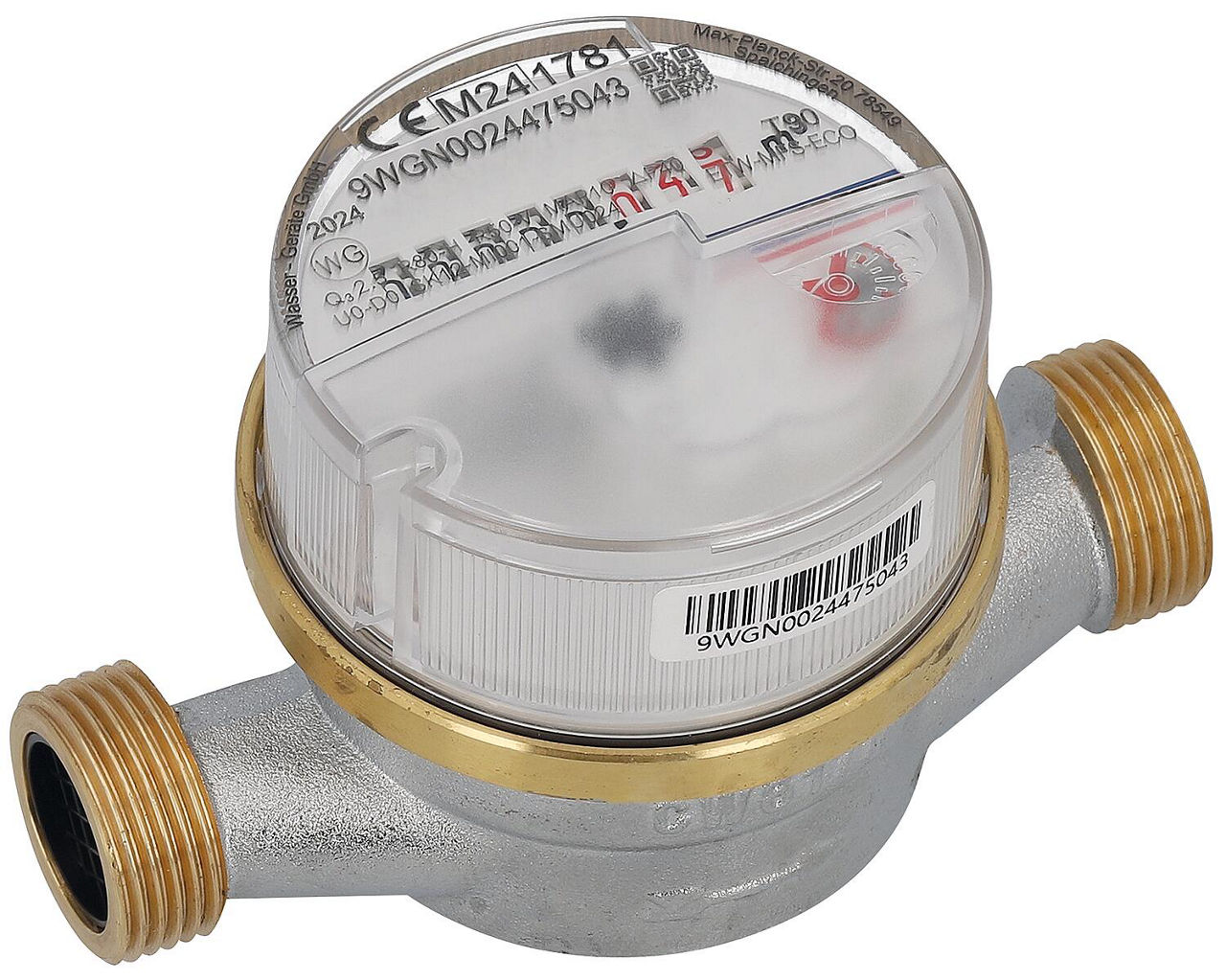 KW/WW-Wohnungswasserzähler ETW-ECO Qn 1,5,L 110mm, DN15(1/2"') KW/WW-Wohnungswasserzähler ETW-ECO Qn 1,5,L 110mm, DN15(1/2"')