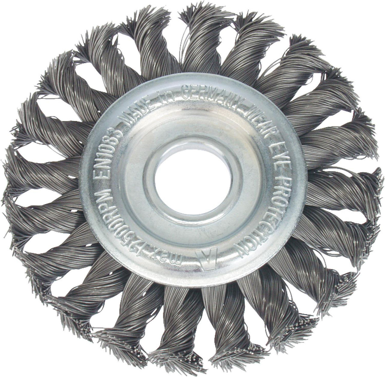 Zopfrundbürste Ø 125x14 mm Stahldraht 0,5 mm Zopfrundbürste Ø 125x14 mm Stahldraht 0,5 mm