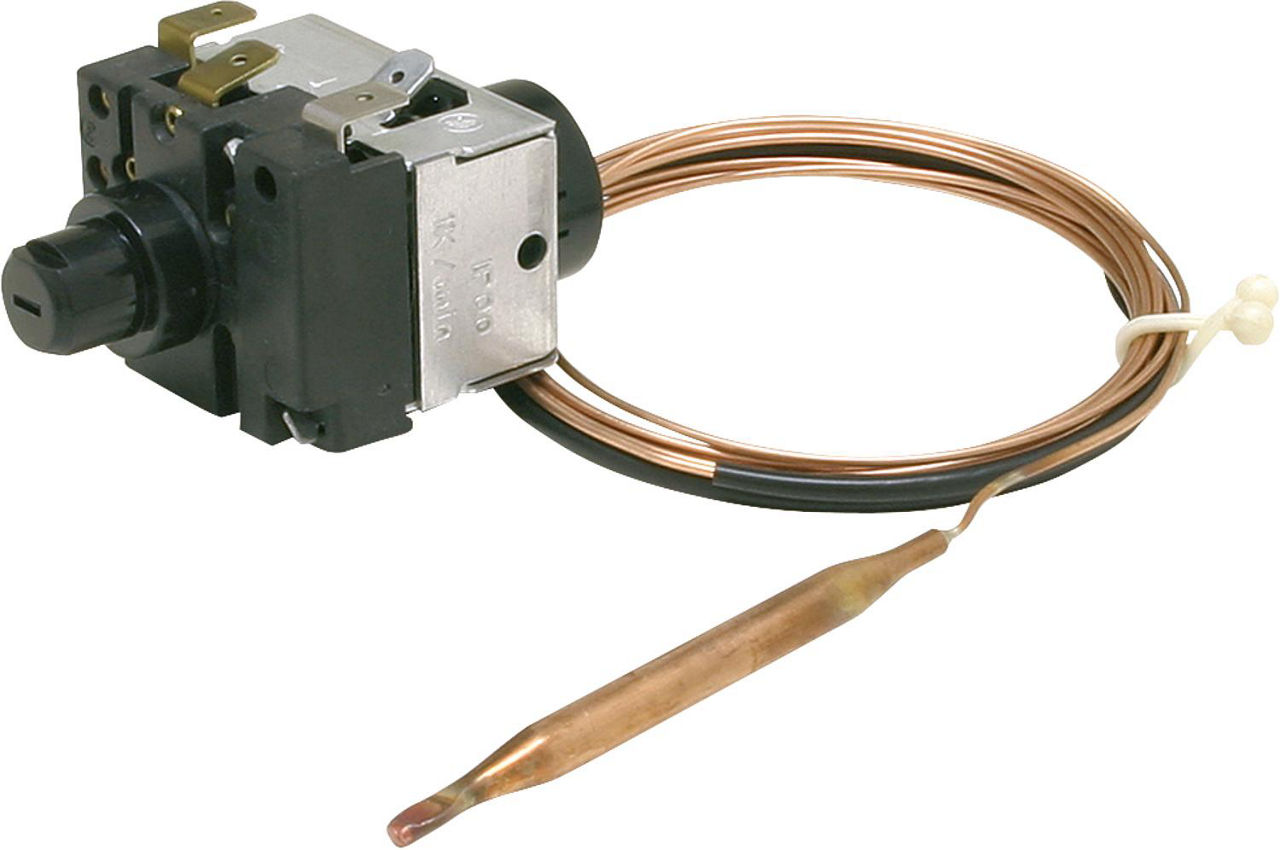 JUMO-Temperaturbegrenzer STB einstellbar von 95...120°C Typ 602031/81 Einbauthermostat JUMO-Temperaturbegrenzer STB einstellbar von 95...120°C Typ 602031/81 Einbauthermostat