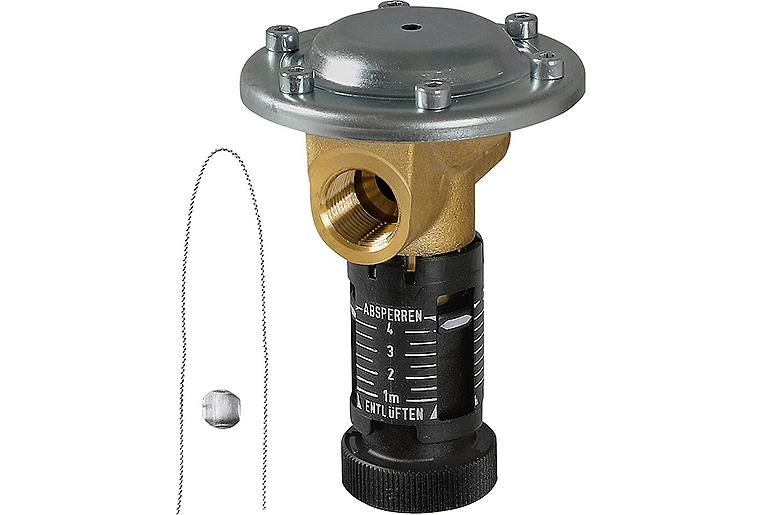 Membran-Antiheberventil MAV-Universal, 1-4m, inkl. Plombiersatz