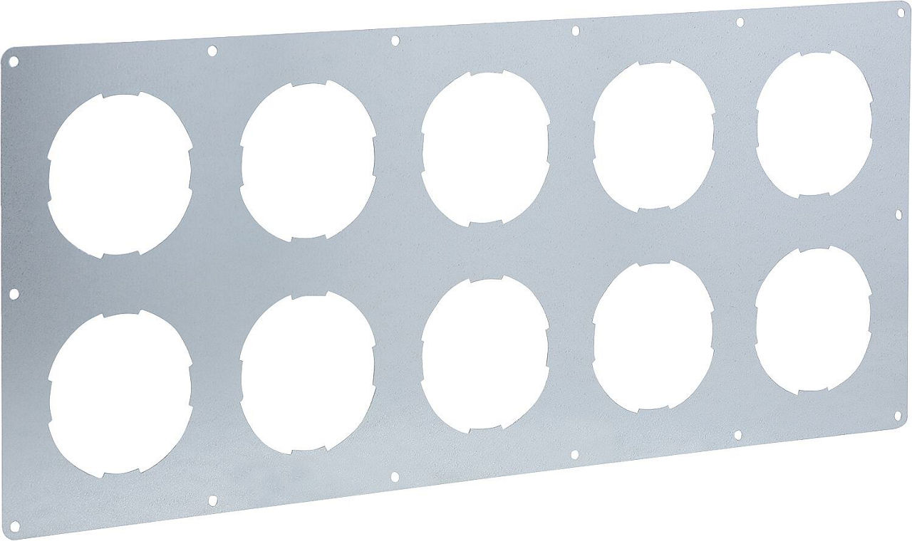 Adapterplatte Wolf für Luftverteiler UniAir, verzinkt, 2577940 Adapterplatte Wolf für Luftverteiler UniAir, verzinkt, 2577940