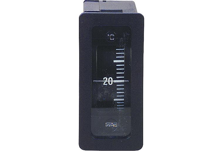 Fernthermometer mit senkrechter Skala mit 1,5 m Kapillarrohr