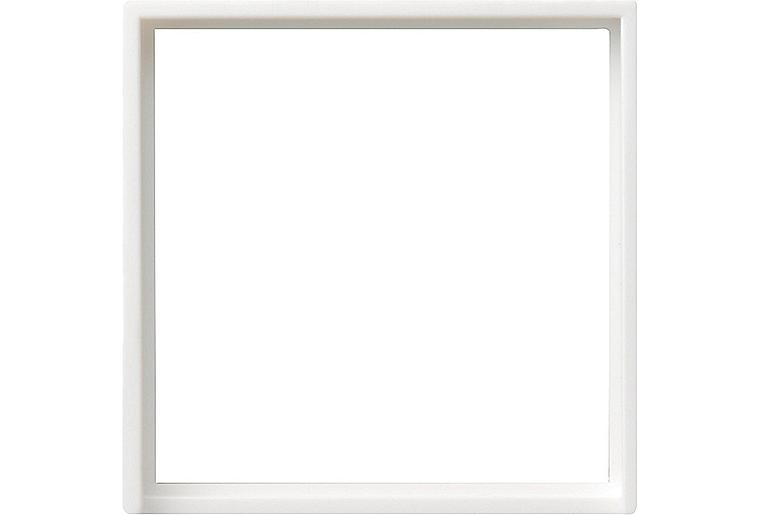 Adapterrahmen 50 x 50 GIRA System 55 Reinweiß-glänzend, 1 Stück Adapterrahmen 50 x 50 GIRA System 55 Reinweiß-glänzend, 1 Stück