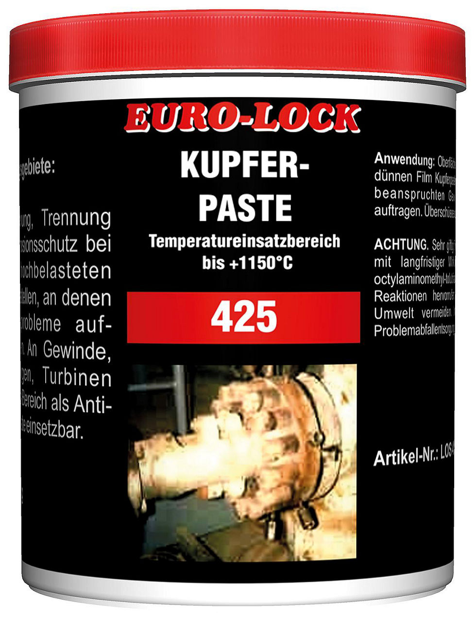 Kupferpaste EURO-LOCK LOS 425, 1l Dose Kupferpaste EURO-LOCK LOS 425, 1l Dose