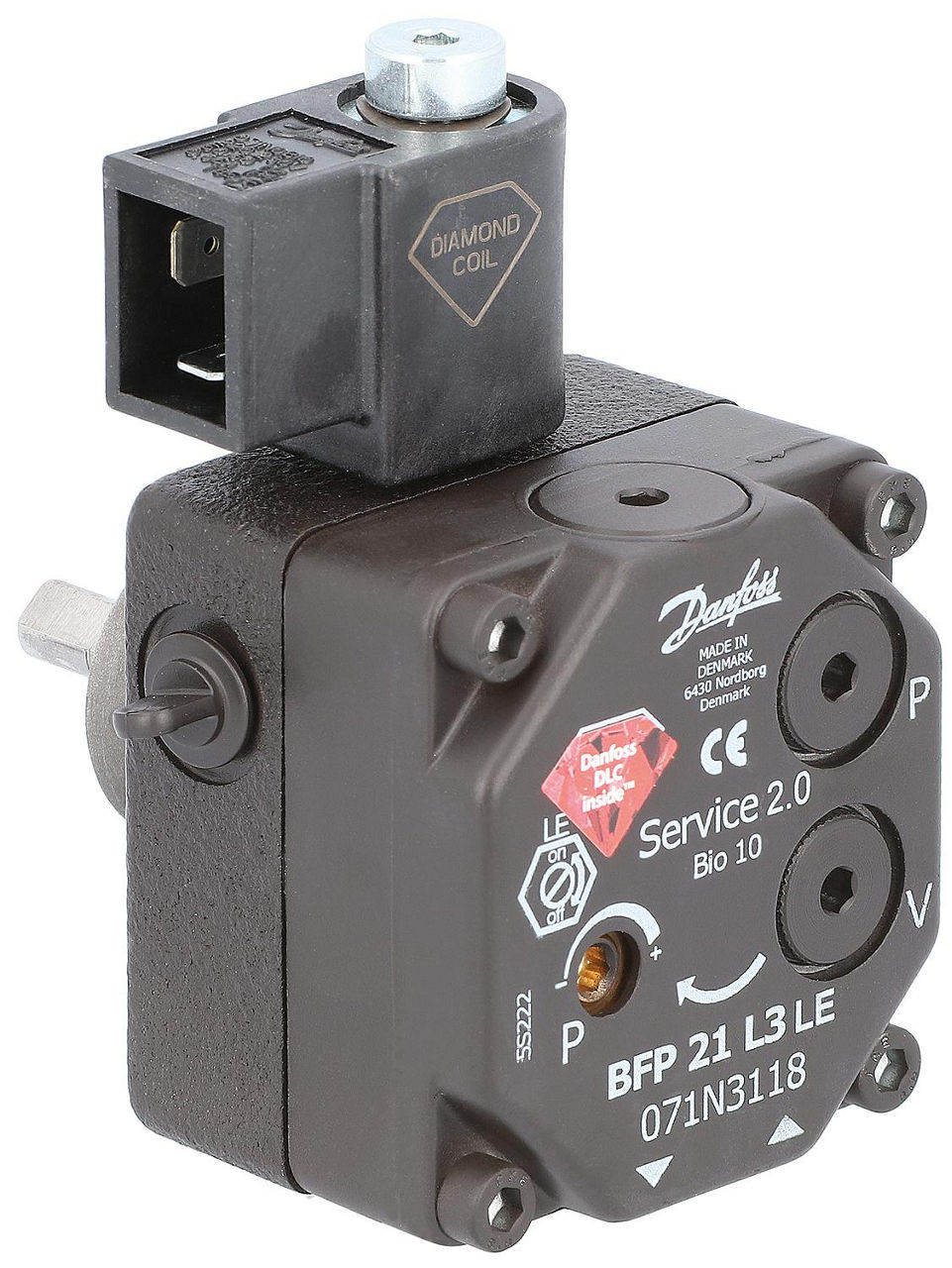 Ölbrennerpumpe BFP 21L3 LEH Danfoss 071N3118 Ölbrennerpumpe BFP 21L3 LEH Danfoss 071N3118