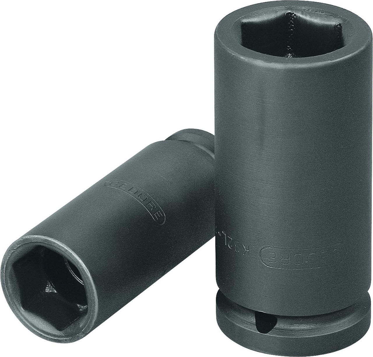 Kraftschraubereinsatz GEDORE 1/2", 6-kant, lang, SW 10 Länge 77mm Kraftschraubereinsatz GEDORE 1/2", 6-kant, lang, SW 10 Länge 77mm