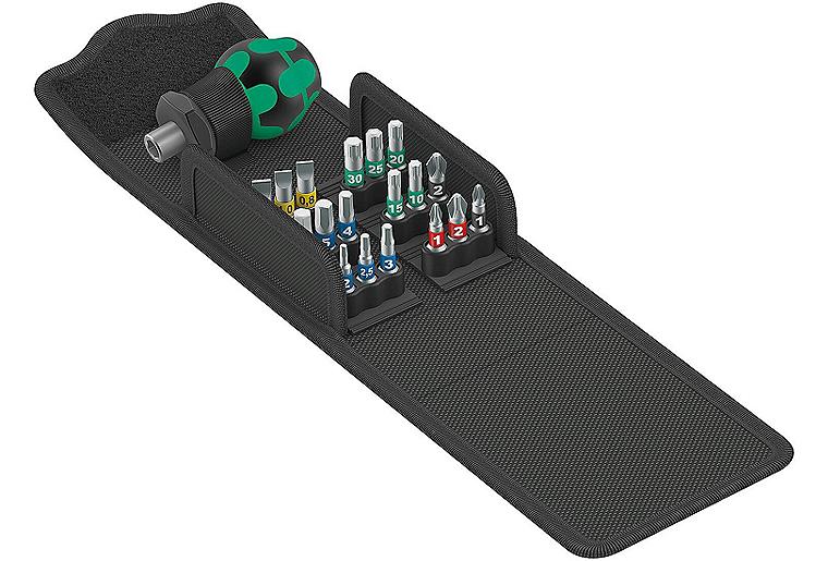 Bit-Set Stubby WERA 19 teilig mit Stubby Bithalter