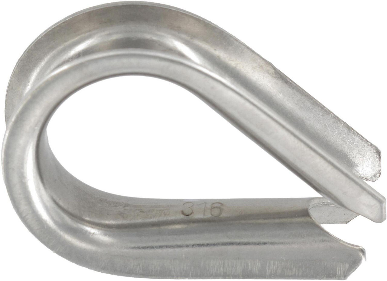 Kauschen Edelstahl A4 ø 4,0 mm, VPE = 50 Stück Kauschen Edelstahl A4 ø 4,0 mm, VPE = 50 Stück