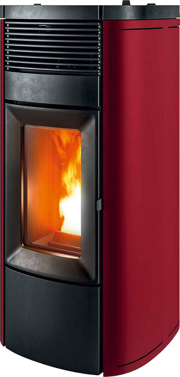 Pelletofen MCZ Musa C. Air 12 R, Grundgerät mit Verkleidung Bordeaux Metall, 11,9 KW Pelletofen MCZ Musa C. Air 12 R, Grundgerät mit Verkleidung Bordeaux Metall, 11,9 KW