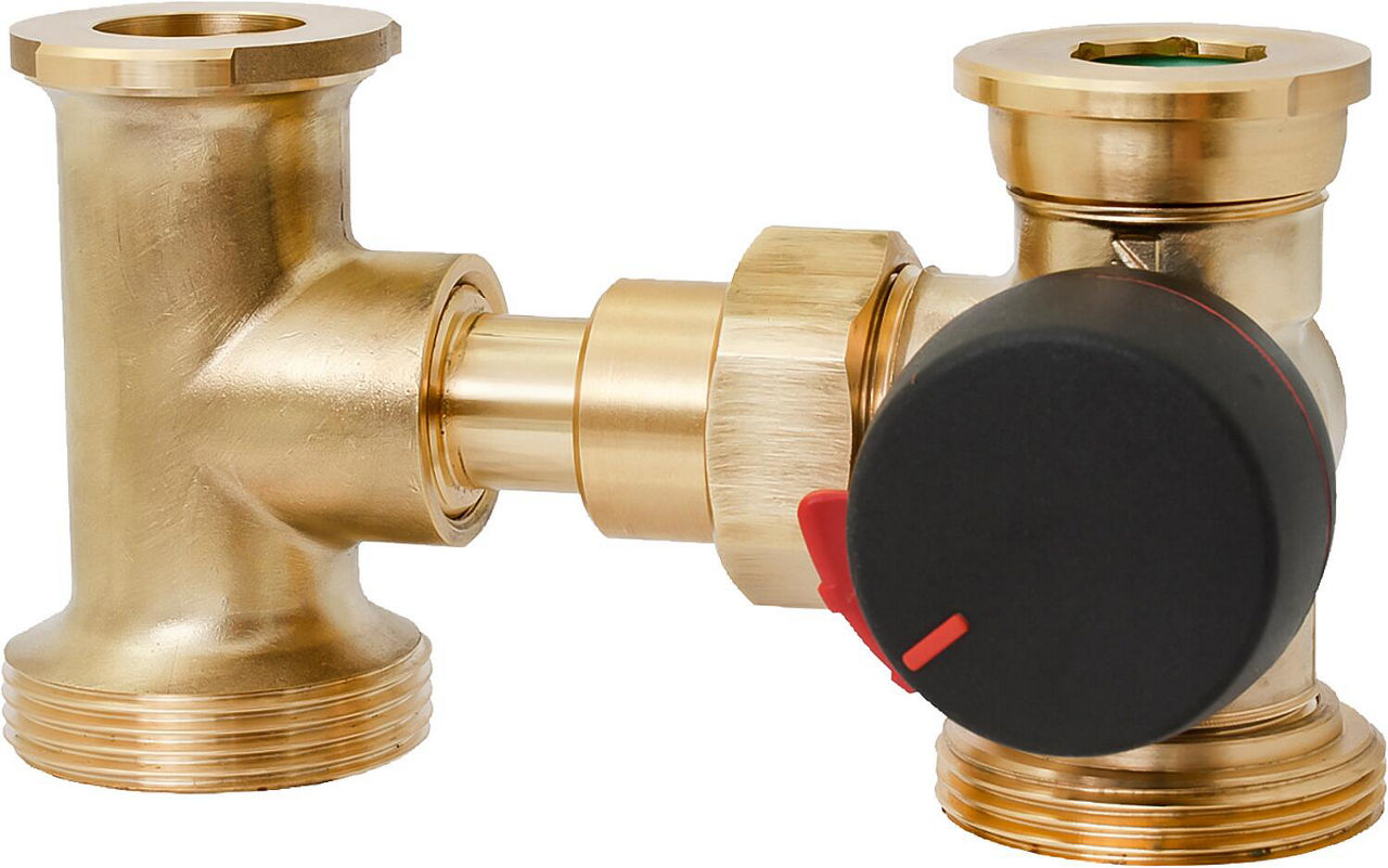 3-Wege-H-Mischer ESBE, Typ VRH 139, DN20, Anschluss DN40 (11/2"), Kvs 2,5