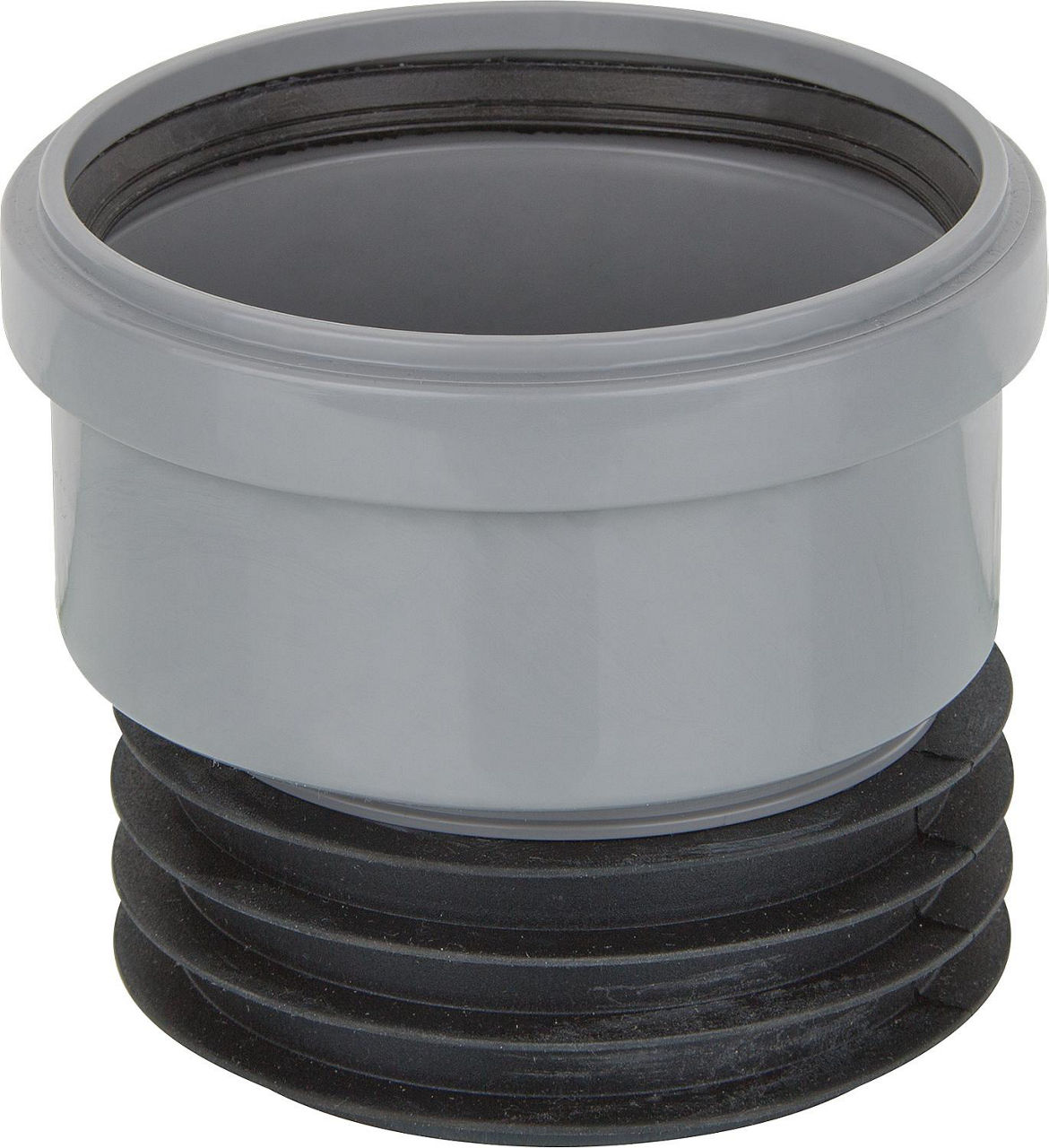 Steckmuffe,Plusstück,extentisch, aus PP f.Rohre ab 125mm Innen-D, Größe DN125x125 Steckmuffe,Plusstück,extentisch, aus PP f.Rohre ab 125mm Innen-D, Größe DN125x125