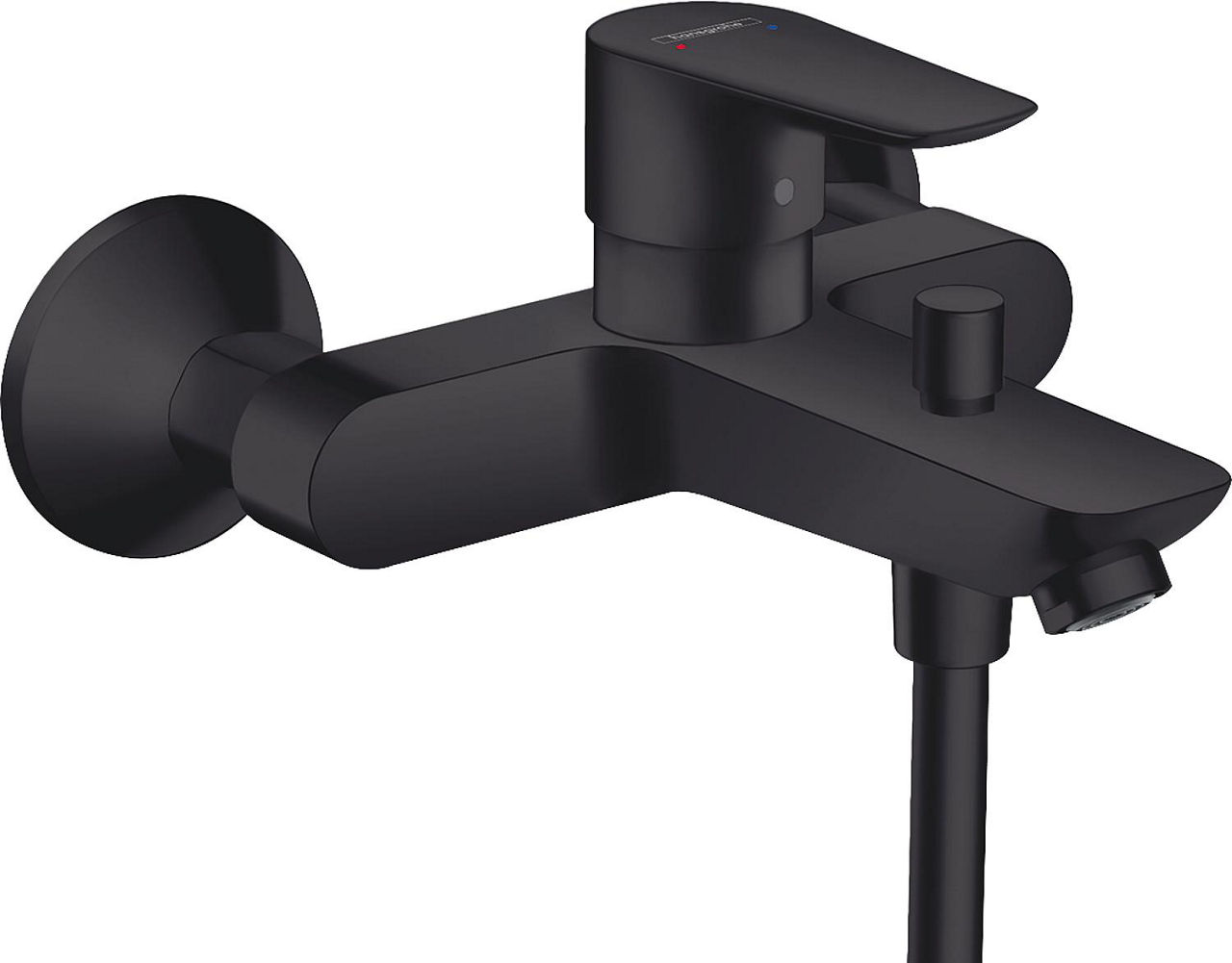 AP-Wannenmischer Hansgrohe Talis E Ausladung 194 mm schwarz matt AP-Wannenmischer Hansgrohe Talis E Ausladung 194 mm schwarz matt