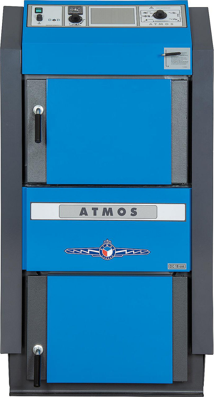 Holzvergaserkessel Atmos DC25 GSE Lange Brennkammer (530mm)