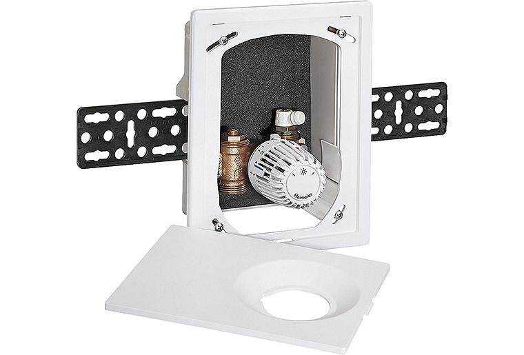 Multibox IMI Heimeier Typ K, Einzelnraumregelung, Abdeckung und Thermostat-Kopf weiß Multibox IMI Heimeier Typ K, Einzelnraumregelung, Abdeckung und Thermostat-Kopf weiß