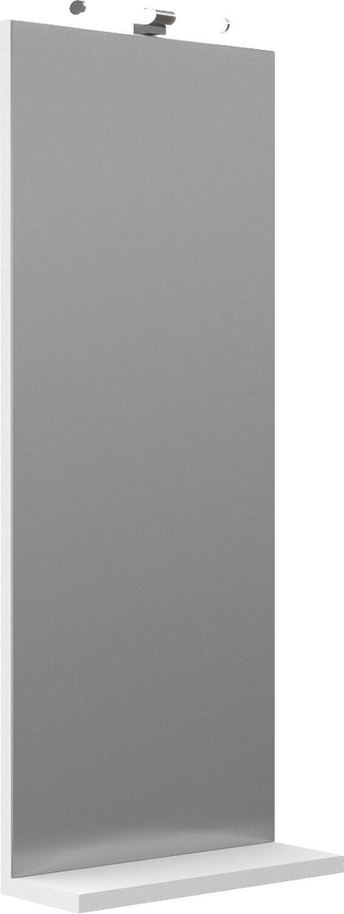 Spiegel ELYP mit Beleuchtung + Ablage weiß matt 350x900mm Spiegel ELYP mit Beleuchtung + Ablage weiß matt 350x900mm