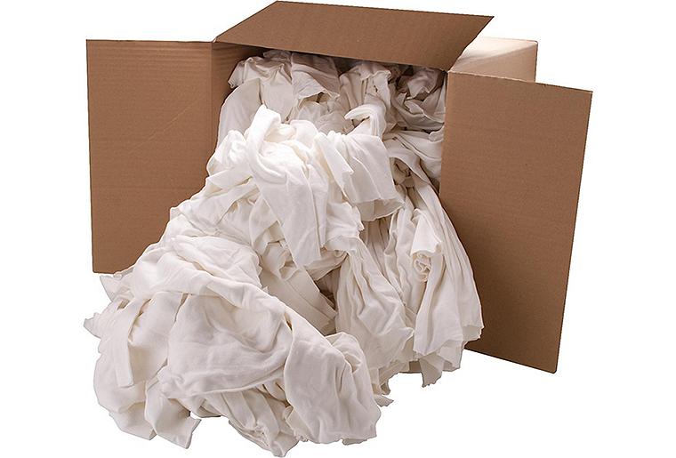 Putzlappen geschnitten aus BAUMWOLLE 10 Kg Pack Putzlappen geschnitten aus BAUMWOLLE 10 Kg Pack