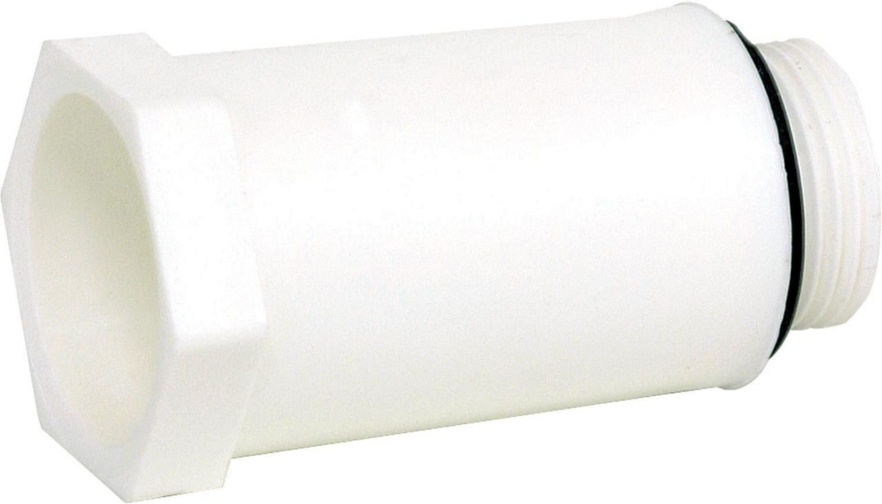 Baustopfen 3/4" mit Kunststoffgewinde weiß Baustopfen 3/4" mit Kunststoffgewinde weiß