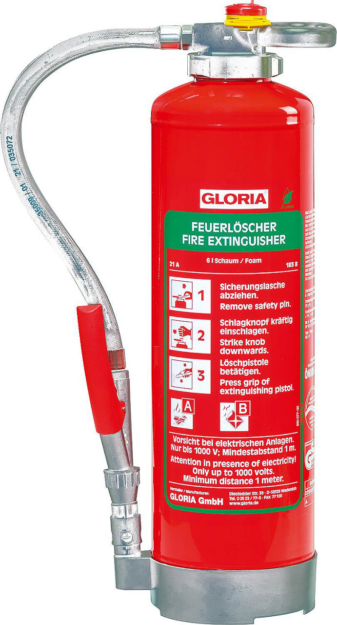Schaumlöscher Gloria SB 6 PRO fluorfrei Schaumlöscher Gloria SB 6 PRO fluorfrei