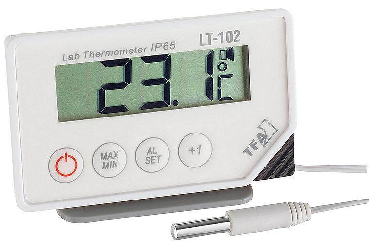 Laborthermometer LT-102 mit Alarm inkl. Tauchfühler