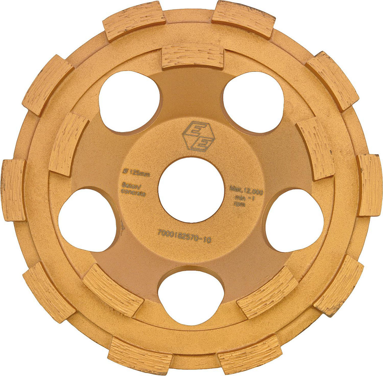 Diamant-Schleifteller EIBENSTOCK Premium, Ø 125 mm passend für EBS 120.1 für Beton Diamant-Schleifteller EIBENSTOCK Premium, Ø 125 mm passend für EBS 120.1 für Beton