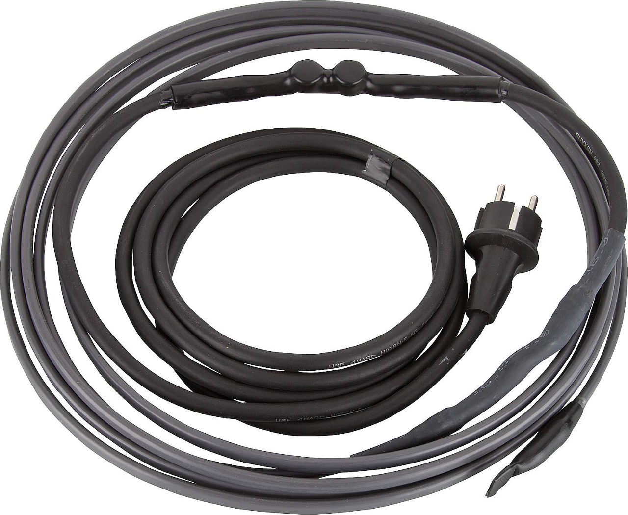 Dachrinnenheizung 5 m, Stecker- anschlussfertig mit Thermostat, MTGH-Kit 5 m