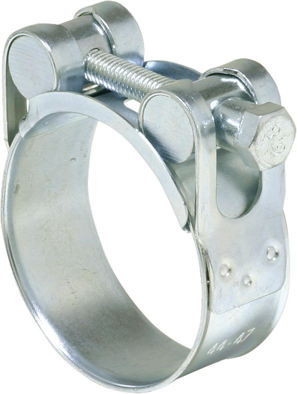 Gelenkbolzenschellen Stahl verz. - W1 Bandbreite 25 mm/ø 104-112 mm Gelenkbolzenschellen Stahl verz. - W1 Bandbreite 25 mm/ø 104-112 mm
