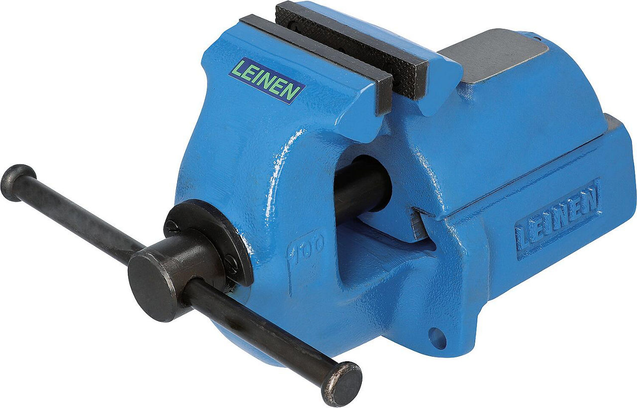 LEINEN-Parallel-Schraubstock JUNIOR 150MM, RAL 5007 LEINEN-Parallel-Schraubstock JUNIOR 150MM, RAL 5007