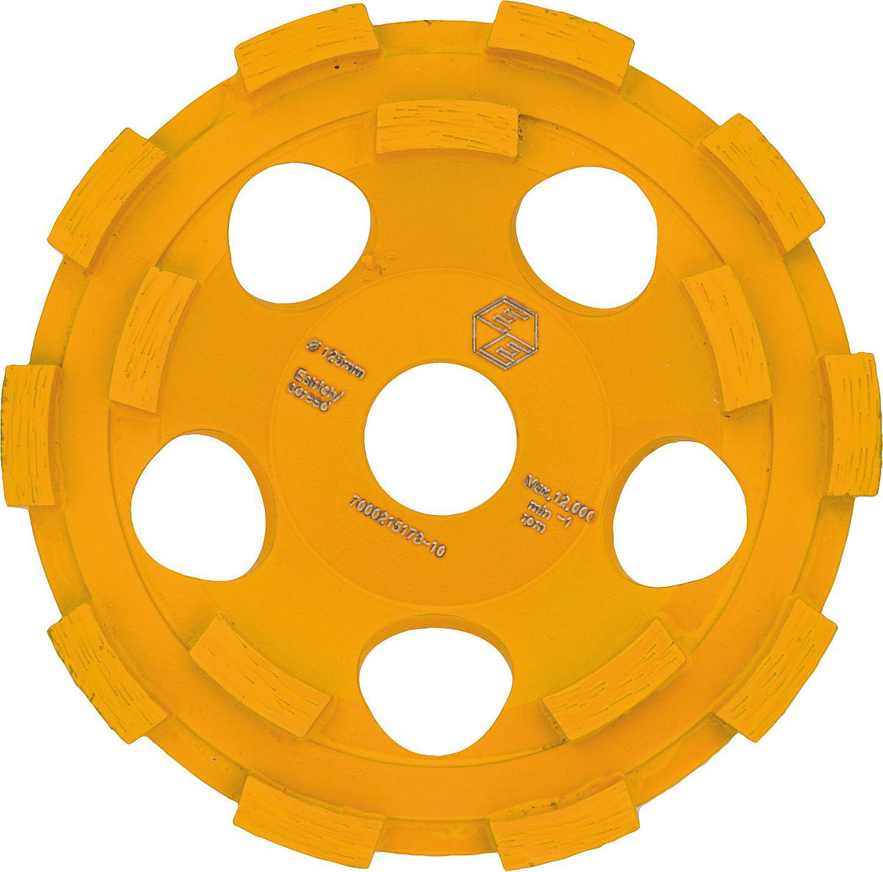 Diamant-Schleifteller EIBENSTOCK Premium, Ø 125 mm passend für EBS 120.1 für Estrich Diamant-Schleifteller EIBENSTOCK Premium, Ø 125 mm passend für EBS 120.1 für Estrich