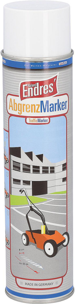 Markierspray weiß Abgrenz-Marker 600ml Sprühdose passend für 4-Rad Wagen 83 004 25