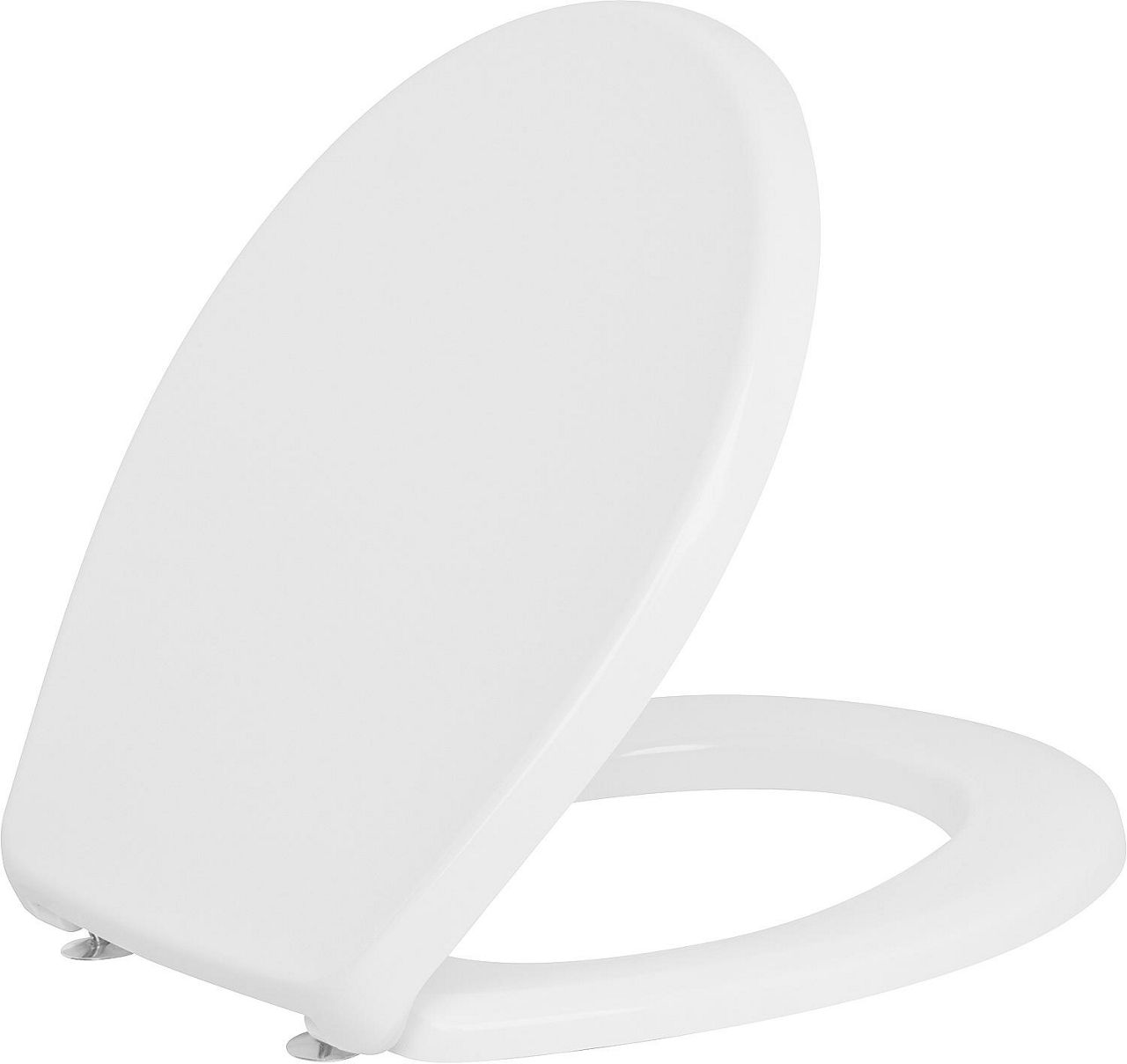 WC-Sitz Nemo, weiß, Duroplast, Bügelscharniere Edelstahl, BxHxT:383x49x460mm WC-Sitz Nemo, weiß, Duroplast, Bügelscharniere Edelstahl, BxHxT:383x49x460mm