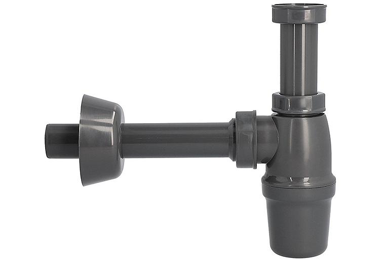 Flaschensiphon DN32 1 1/4" x 32mm aus Rezyklat Flaschensiphon DN32 1 1/4" x 32mm aus Rezyklat