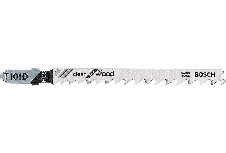 Stichsägeblätter BOSCH T101D Länge 100mm VPE 5 Stück f. saubere gerade Schnitte in Holz Stichsägeblätter BOSCH T101D Länge 100mm VPE 5 Stück f. saubere gerade Schnitte in Holz