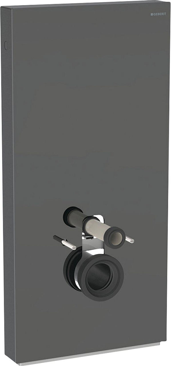 GEBERIT Monolith Plus Sanitärmodul für Wand-WC 101cm, Glas Lava/Aluminium schwarzchrom GEBERIT Monolith Plus Sanitärmodul für Wand-WC 101cm, Glas Lava/Aluminium schwarzchrom