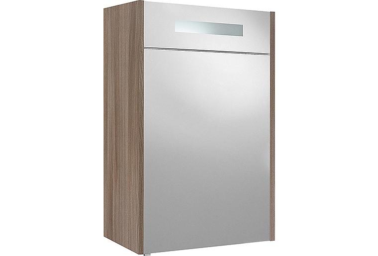 Spiegelschrank m. bel. Blende Hanf Ulme, 1 Tür, Anschlag rechts, 600x750x188 mm Spiegelschrank m. bel. Blende Hanf Ulme, 1 Tür, Anschlag rechts, 600x750x188 mm