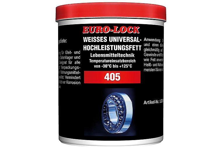 Weißes Universal-Hochleistungs- fett, EURO-LOCK LOS 405 1l Dose Weißes Universal-Hochleistungs- fett, EURO-LOCK LOS 405 1l Dose