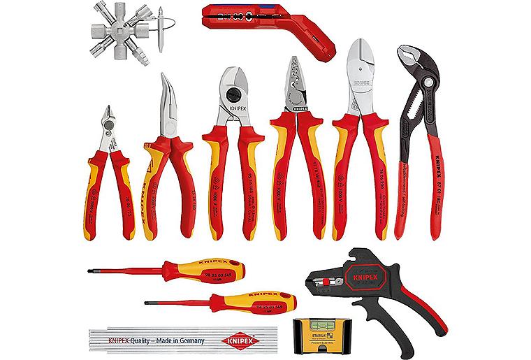 Elektrowerkzeug-Set KNIPEX 13-teilig Elektrowerkzeug-Set KNIPEX 13-teilig