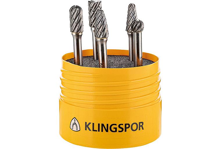 Hartmetall-Fräser-Set KLINGSPOR 5-teilig Spezialverzahnung Hartmetall-Fräser-Set KLINGSPOR 5-teilig Spezialverzahnung